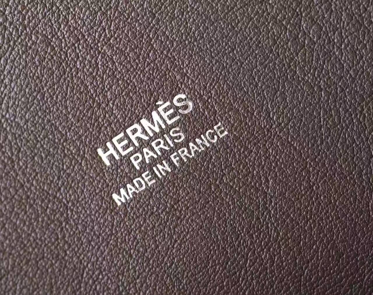 爱马仕女包价格 Hermes Toolbox 26cm CK18大象灰原厂swift牛皮