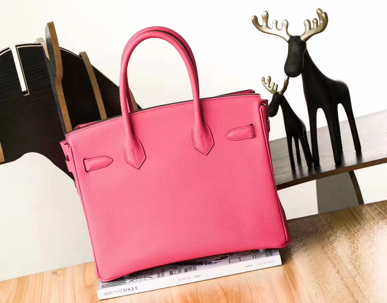 爱马仕铂金包价格 Hermes Birkin30cm 8W新唇膏粉原厂epsom牛皮